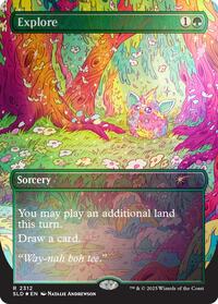 Explore (2312) (Rainbow Foil) (2312) [Secret Lair Drop Series]
