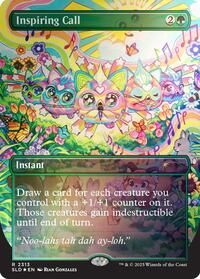 Inspiring Call (Rainbow Foil) (2313) [Secret Lair Drop Series]