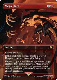 Mega Flare (Borderless) (456) [Commander: FINAL FANTASY]