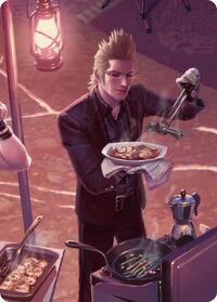 Campsite Cuisine Scene Art Card (23) [Art Series: FINAL FANTASY]