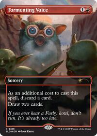 Tormenting Voice (Rainbow Foil) (2319) [Secret Lair Drop Series]