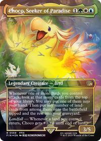 Choco, Seeker of Paradise (Borderless) (Chocobo Track Foil) (569) [FINAL FANTASY]