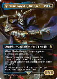 Garland, Royal Kidnapper (Borderless) (442) [Commander: FINAL FANTASY]
