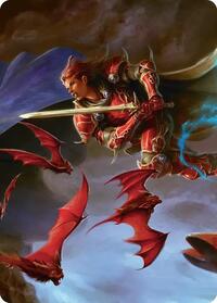The Destined Warrior Scene Art Card (2) [Art Series: FINAL FANTASY]