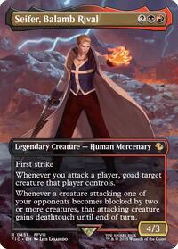 Seifer, Balamb Rival (Borderless) (451) [Commander: FINAL FANTASY]