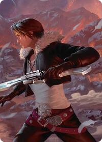 Squall, Gunblade Duelist Scene Art Card (12) [Art Series: FINAL FANTASY]