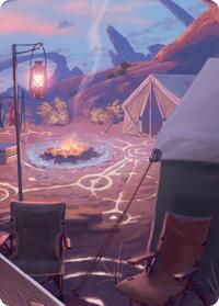 Chocobo Camp Scene Art Card (21) [Art Series: FINAL FANTASY]