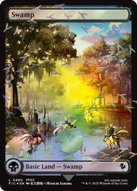 Swamp (Chocobo Track Foil) (480) [Commander: FINAL FANTASY]