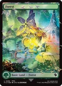 Forest (Chocobo Track Foil) (482) [Commander: FINAL FANTASY]