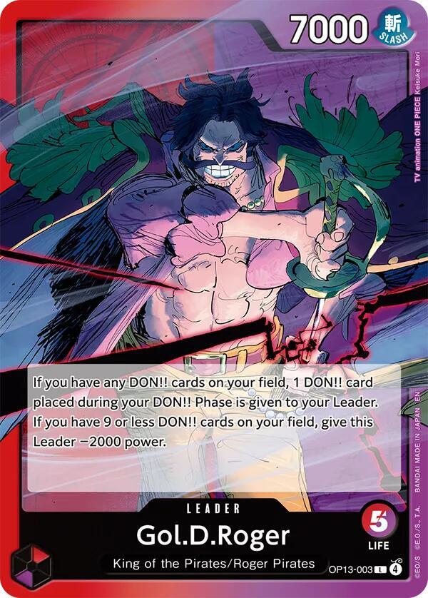 Gol.D.Roger (003) (OP13-003) [Carrying On His Will]