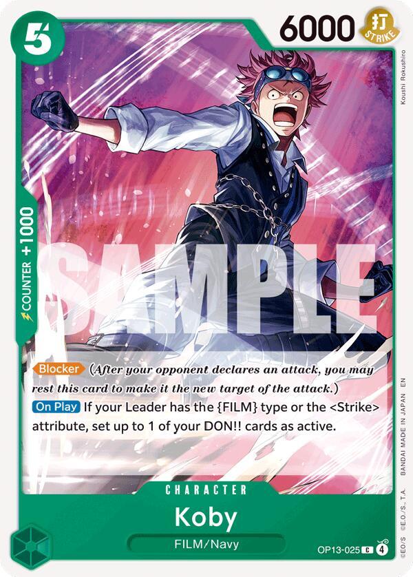 Koby (OP13-025) [Carrying On His Will]