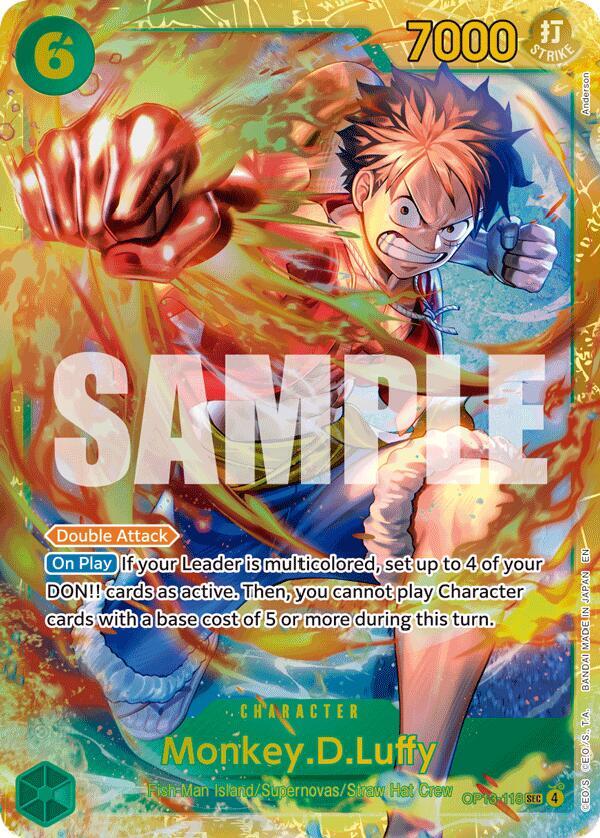 Monkey.D.Luffy (118) (OP13-118) [Carrying On His Will]