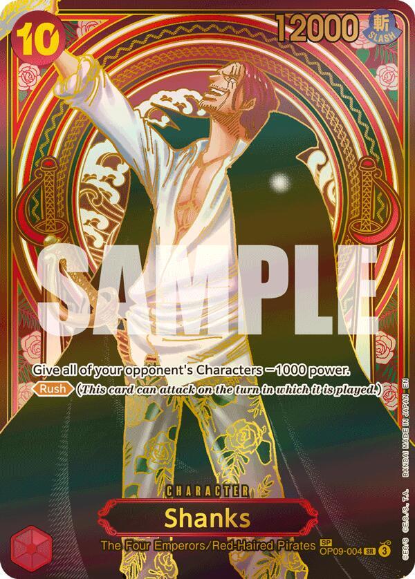 Shanks - OP09-004 (SP) (Gold) (OP09-004) [Carrying On His Will]