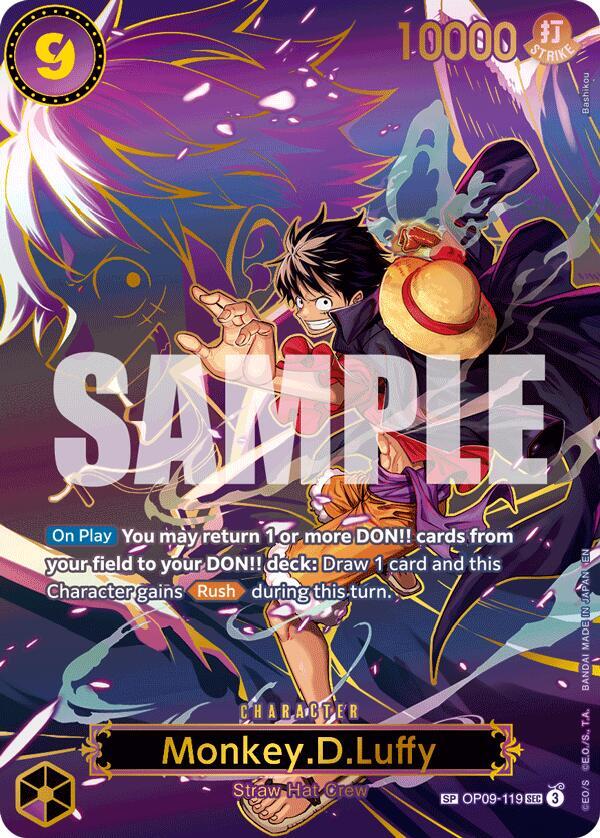 Monkey.D.Luffy - OP09-119 (SP) (OP09-119) [Carrying On His Will]