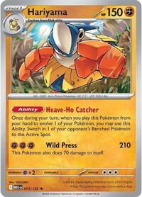Hariyama - 073/132 (073/132) [Deck Exclusives]