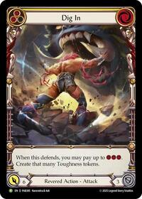 Dig In (Yellow) - FAB385 (FAB384) [Flesh and Blood: Promo Cards]