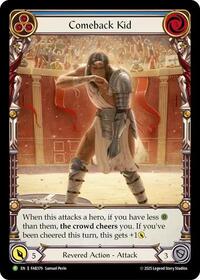 Comeback Kid (Blue) - FAB379 (FAB379) [Flesh and Blood: Promo Cards]