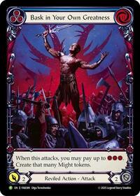 Bask in Your Own Greatness (Blue) - FAB389 (FAB389) [Flesh and Blood: Promo Cards]