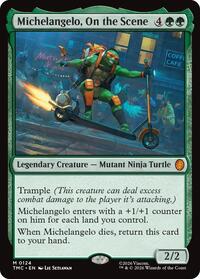 Michelangelo, On the Scene (124) [Commander: Teenage Mutant Ninja Turtles]