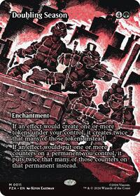 Doubling Season (Borderless) (11) [Teenage Mutant Ninja Turtles Source Material]