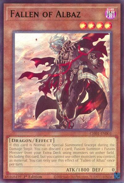 Fallen of Albaz (CH01-EN001) [THE CHRONICLES DECK: The Fallen & The Virtuous (All-Foil Edition)]