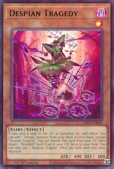 Despian Tragedy (CH01-EN009) [THE CHRONICLES DECK: The Fallen & The Virtuous (All-Foil Edition)]