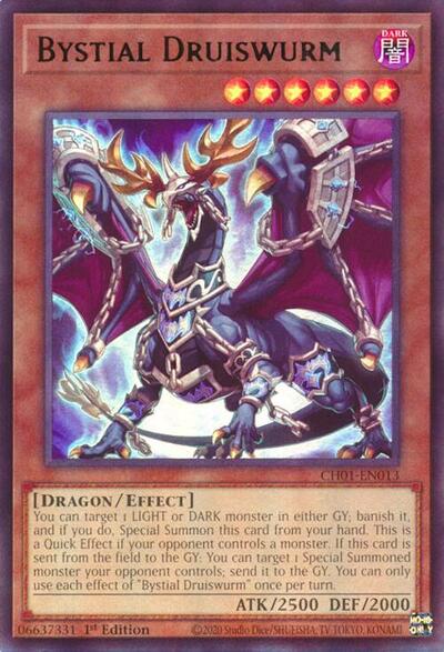 Bystial Druiswurm (CH01-EN013) [THE CHRONICLES DECK: The Fallen & The Virtuous (All-Foil Edition)]