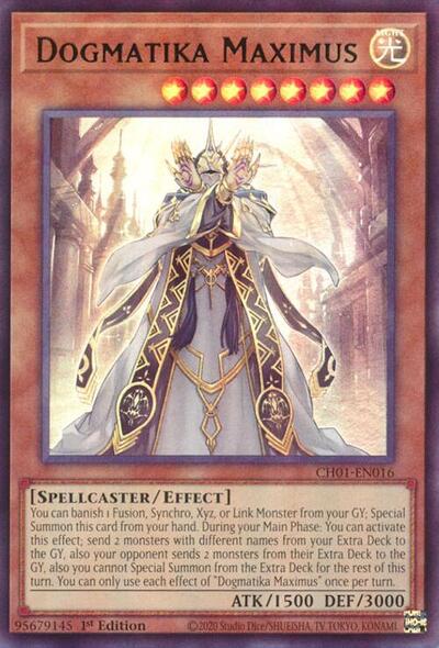Dogmatika Maximus (CH01-EN016) [THE CHRONICLES DECK: The Fallen & The Virtuous (All-Foil Edition)]