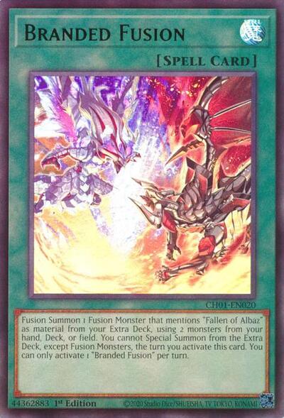 Branded Fusion (CH01-EN020) [THE CHRONICLES DECK: The Fallen & The Virtuous (All-Foil Edition)]