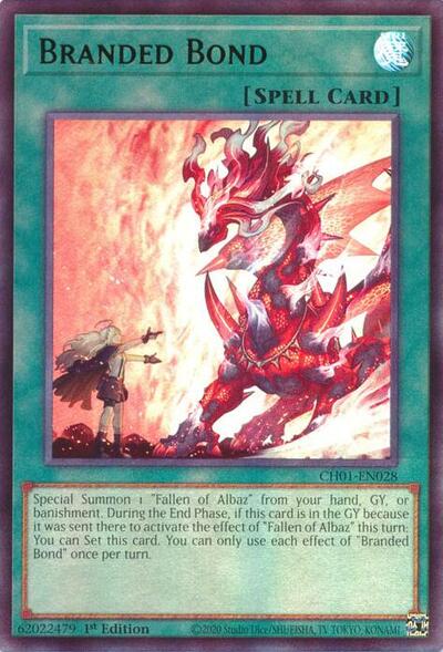 Branded Bond (CH01-EN028) [THE CHRONICLES DECK: The Fallen & The Virtuous (All-Foil Edition)]