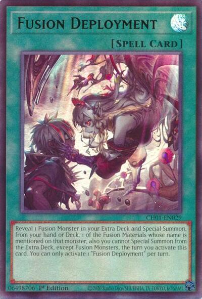 Fusion Deployment (CH01-EN029) [THE CHRONICLES DECK: The Fallen & The Virtuous (All-Foil Edition)]