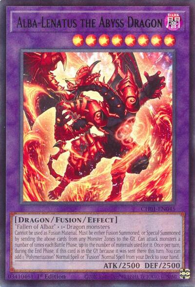Alba-Lenatus the Abyss Dragon (CH01-EN045) [THE CHRONICLES DECK: The Fallen & The Virtuous (All-Foil Edition)]