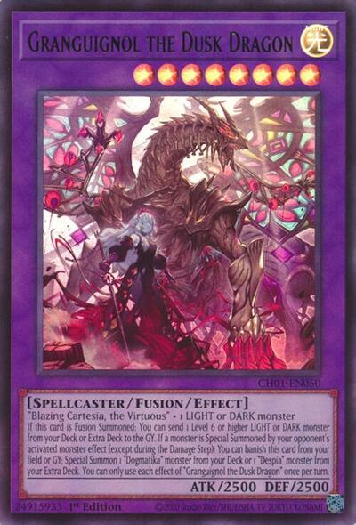Granguignol the Dusk Dragon (CH01-EN050) [THE CHRONICLES DECK: The Fallen & The Virtuous (All-Foil Edition)]