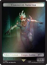 Cordyceps Infected Token (2201) (Rainbow Foil) (2201) [Secret Lair Drop Series]