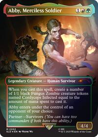 Abby, Merciless Soldier (Rainbow Foil) (2202) [Secret Lair Drop Series]