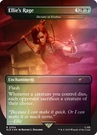Ellie's Rage - Dictate of Erebos (Rainbow Foil) (2204) [Secret Lair Drop Series]