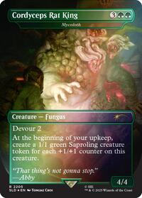 Cordyceps Rat King - Mycoloth (Rainbow Foil) (2205) [Secret Lair Drop Series]