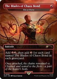 The Blades of Chaos Bond - Rite of Flame (2209) [Secret Lair Drop Series]