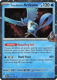 Team Rocket's Articuno - 051/182 (Cosmos Holo) (051/182) [Miscellaneous Cards & Products]