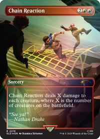 Chain Reaction (Rainbow Foil) (2219) [Secret Lair Drop Series]