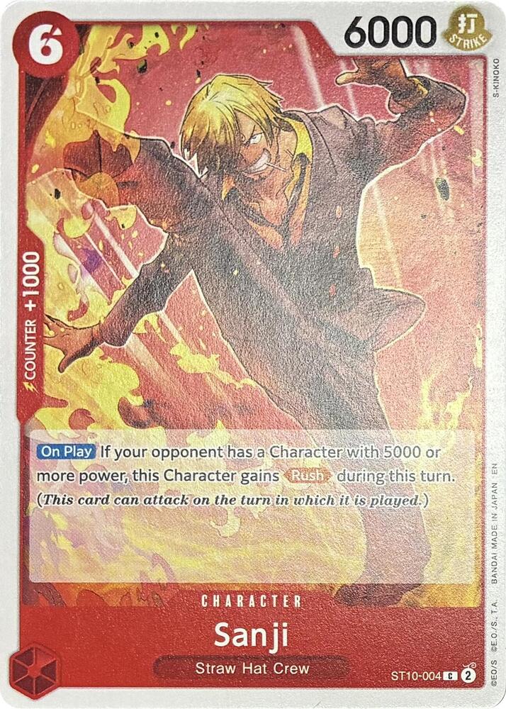 Sanji - ST10-004 (ST10-004) [Learn Together Deck Set]