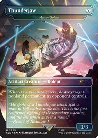 Thunderjaw - Meteor Golem (Rainbow Foil) (2225) [Secret Lair Drop Series]