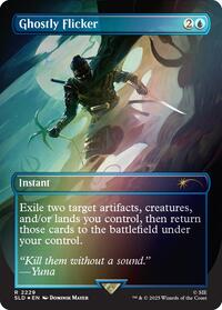 Ghostly Flicker (Rainbow Foil) (2229) [Secret Lair Drop Series]