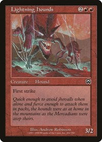 Lightning Hounds (201) [Mercadian Masques]
