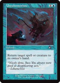 Unsubstantiate (Retro Frame) (2158) [Secret Lair Drop Series]