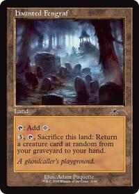 Haunted Fengraf (Retro Frame) (2160) [Secret Lair Drop Series]