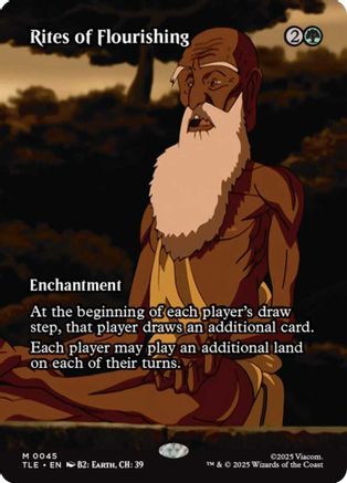 Rites of Flourishing (Borderless) (TLE-045) - Avatar: The Last Airbender: Eternal-Legal