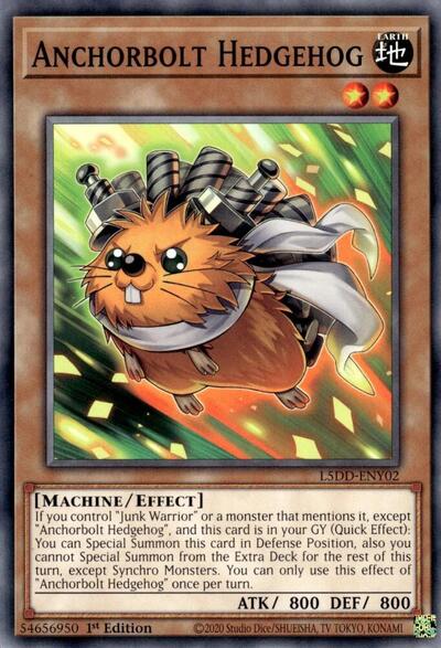 Anchorbolt Hedgehog (L5DD-ENY02) [Legendary 5D's Decks]