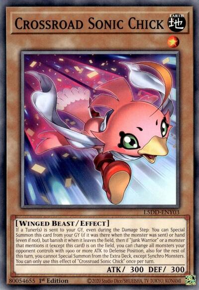 Crossroad Sonic Chick (L5DD-ENY03) [Legendary 5D's Decks]