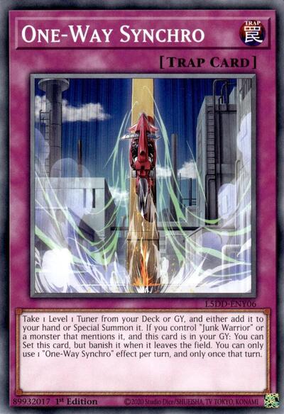 One-Way Synchro (L5DD-ENY06) [Legendary 5D's Decks]